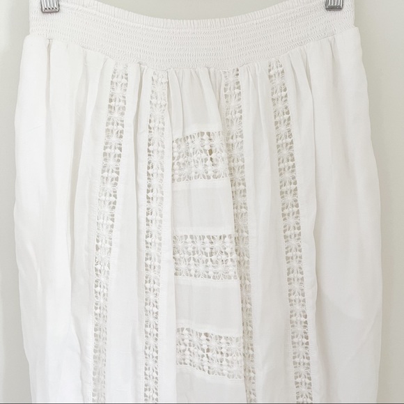 Anthro Maeve Calliope Crochet Maxi Skirt | White - Picture 5 of 11